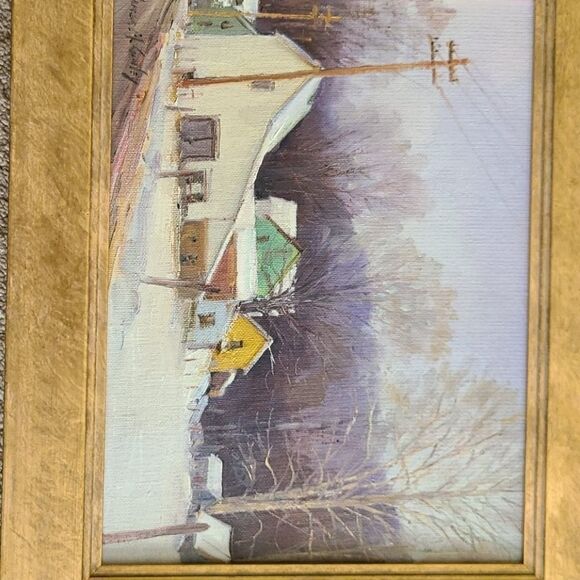 River Gallery oil canvas panting new - Picture 3 of 3